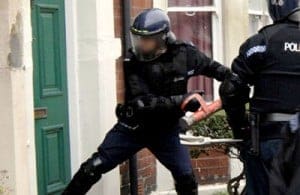 police entry into home