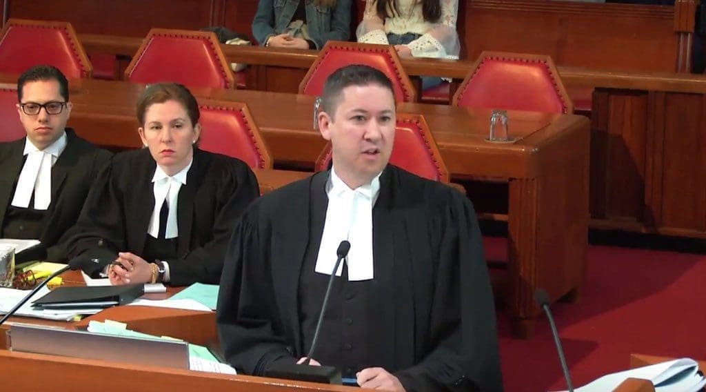 Mark Halfyard Supreme Court Mark Halfyard argues a Supreme Court of Canada Appeal