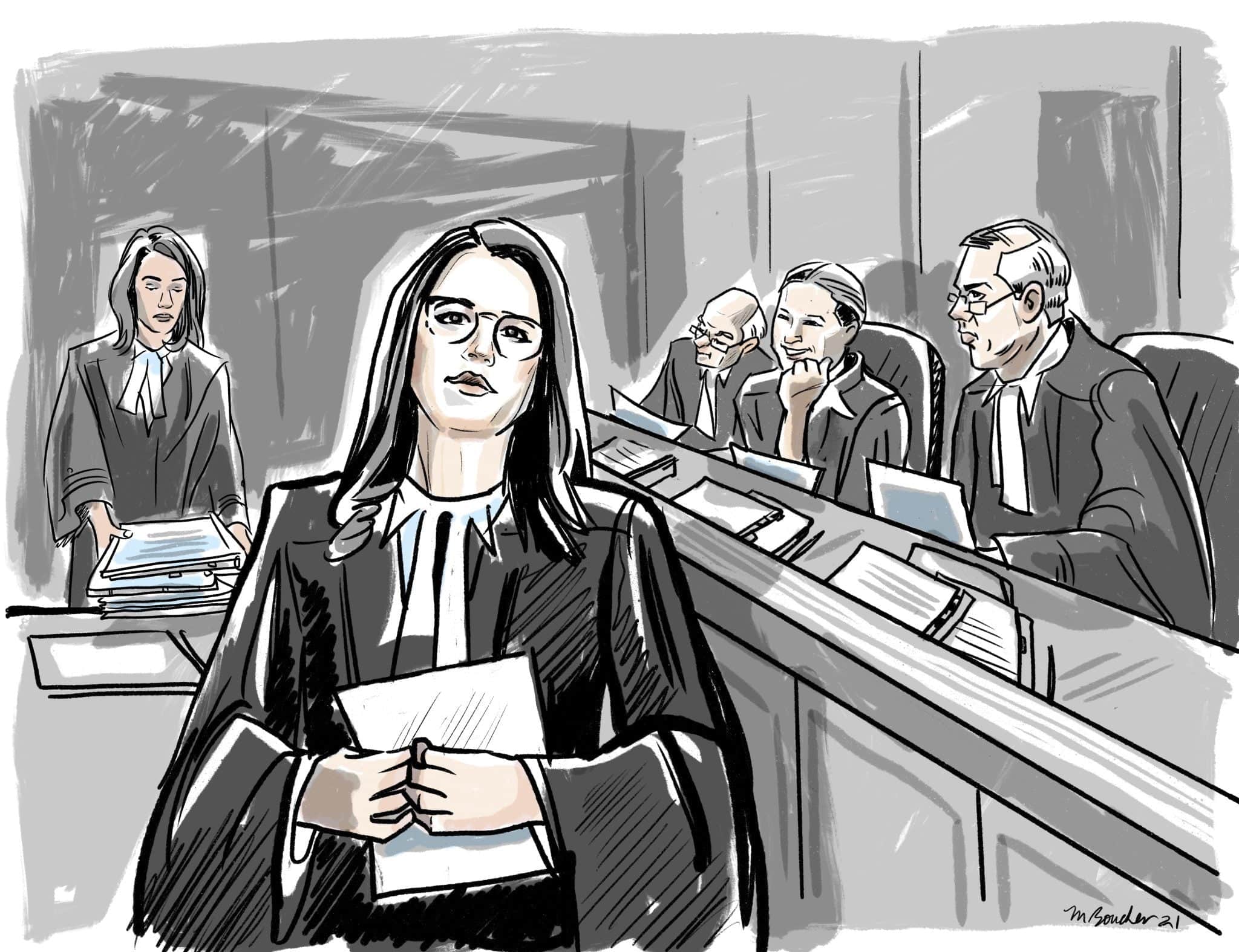 Colleen McKeown Court Sketch