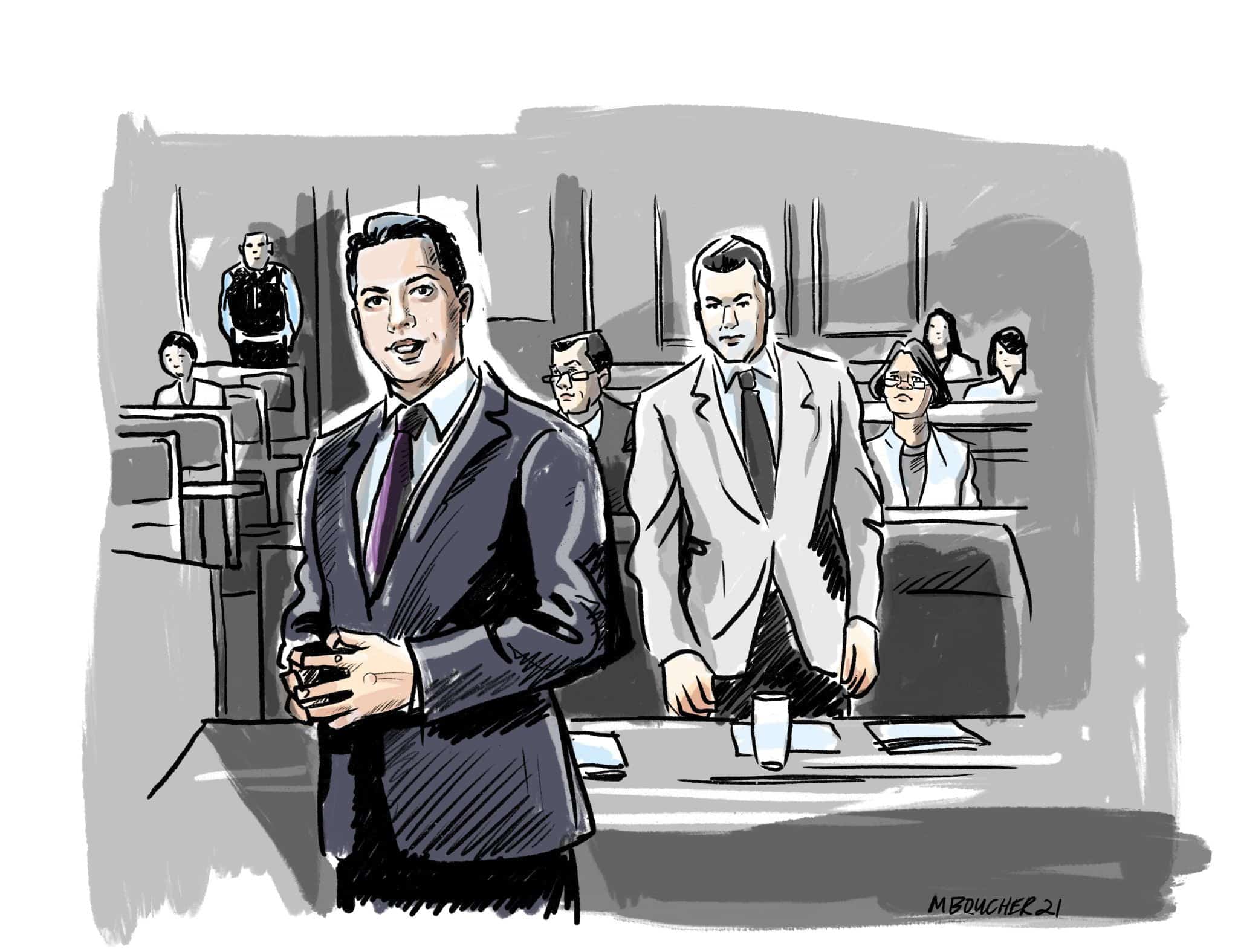 Marianne Boucher - Daniel_Brown Daniel Brown Court Sketch