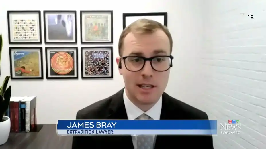 James Bray extradition appearance